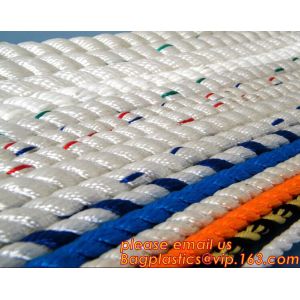 8mm polypropylene rope 8-ply mooring ship rope used ship rope, polypropylene