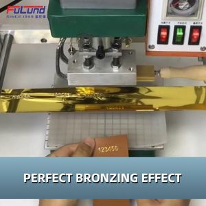 Upgraded Hot Foil Stamping Machine Leather Bronzing Pressure Mark Machine for