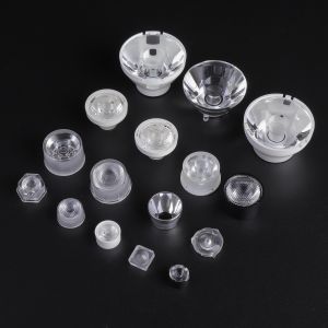 15mm Clear Surface PMMA LED Lens , Concave Optical lens for Led Torch light