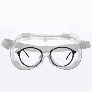 China White Medical Safety Goggles , Disposable Safety Goggles For Hospital on sale