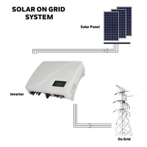 China Solar Panels And Solar Inverter On Grid Home Roof Solar Power System on sale
