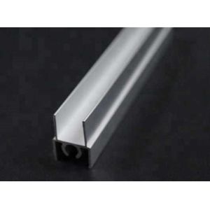 Closet Handle Silver Anodized 6063 T5 Wardrobe Aluminium Profile