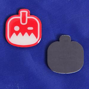 Cheap fantastic new design fridge magnet badge, soft magnet printing gift badge for sale