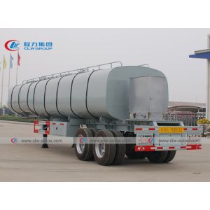 2 Axle 30000L Heated Asphalt Tank Trailer With Insulation Layer And Burner