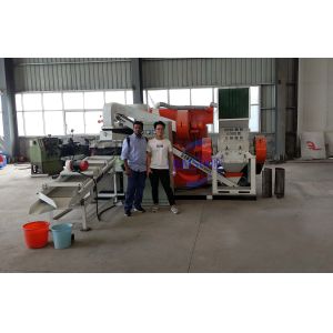Crushing Scrap Copper Wire Recycling Machine With Removable Hopper 400-500kg/h