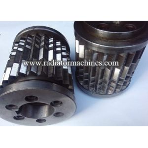 Copper Radiator Fin Machine , Fin Making Machine 1- 4 Rows Core