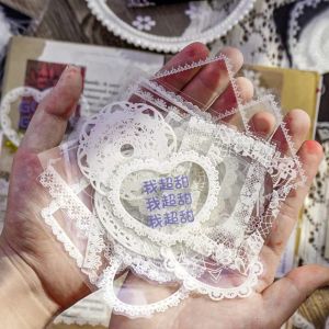 ODM Transparent PET Die Cutting Photo Frame Sticker Label Decals 6x8