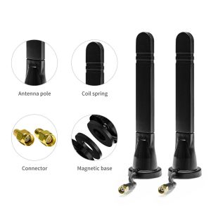 Customized Connector Type 5dBi Gain 2.4GHz WiFi Antenna for 4G and 5.8GHz WiFi