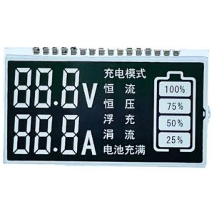 Cheap Customized Voltmeter LCD Display 6 O′Clock Segment LCD Display for sale