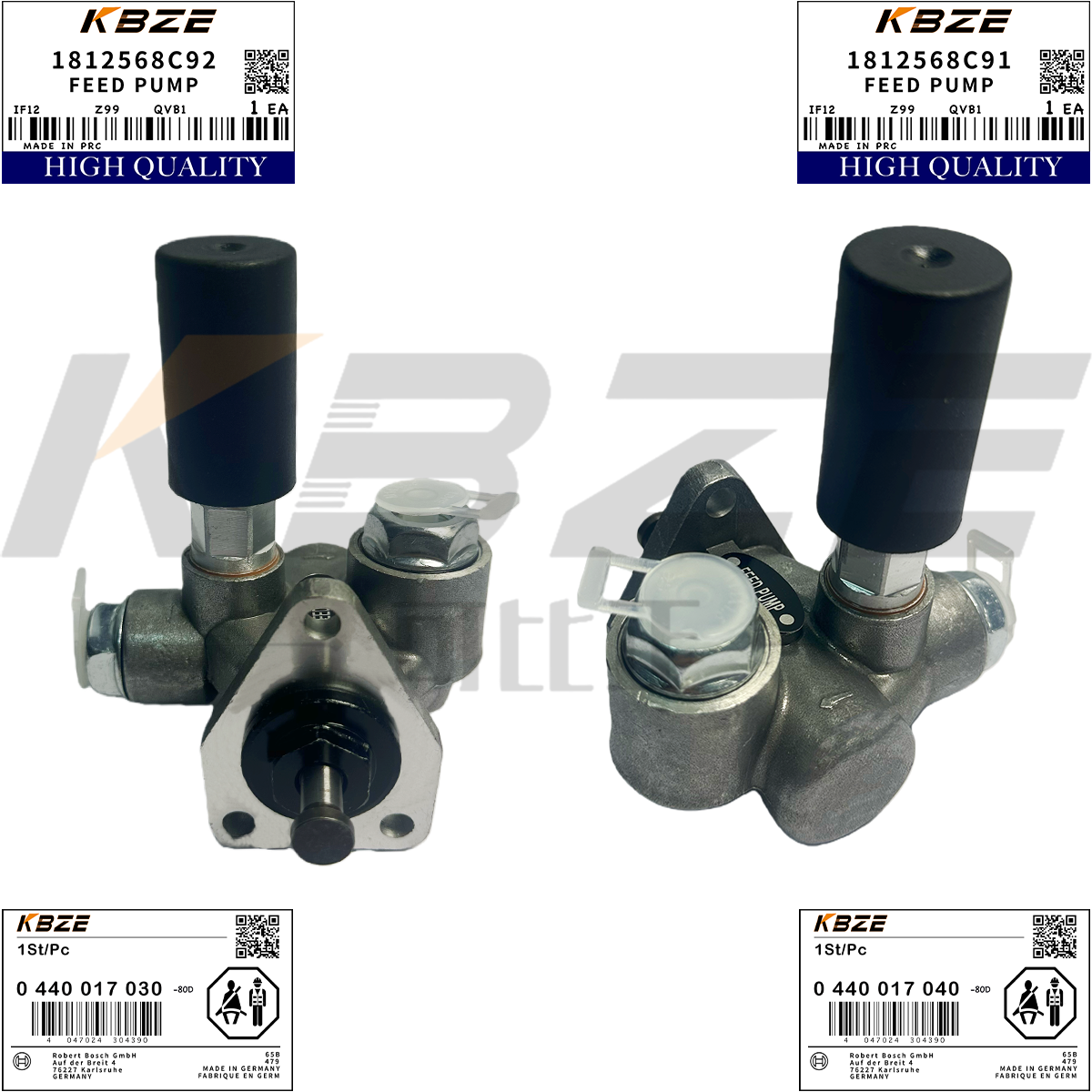 Cheap KBZE 0440017030 0440017040 NAVISTAR DT466E DT530E ENGINE 1812568C91 1812568C92 5000822200 FEED PUMP FOR TRUCK for sale