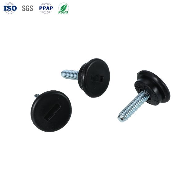 Quality Custom Zinc Black Plated Hand Rubberized Bolts 25x25x10cm wholesale