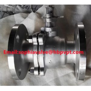 Cheap stainless steel SCS13 JIS10K flange end ball valve for sale