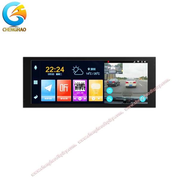 6.86 Inch TFT LCD Capacitive Touchscreen 16M Color 1280*480 Pixels Custom TFT