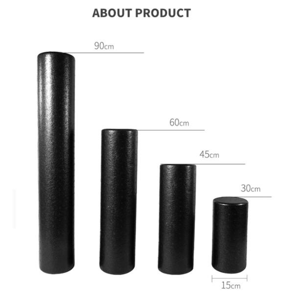 12 Inch 15CM EPP Yoga Foam Rollers Massage Function Lower Back Home Exercise