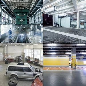 120V-277V / 120V-347V IP66 IK10 LED Vapor Tight Fixture for Commercial and