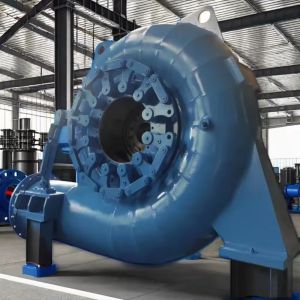 Stainless Steel Vertical Francis Turbine Generator with 400V - 10kV Voltage for