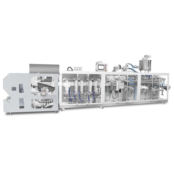 Rolling Stand Up Pouch Filling Machine Horizontal Form Potato Chips Pouch