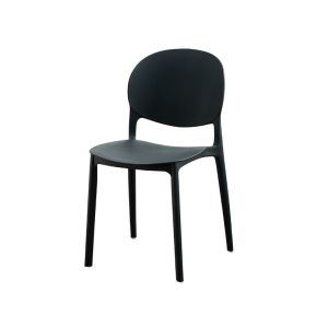 Modern Stackable Full PP Plastic Dining Chairs in Popular Colorful Design Style