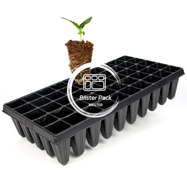 Quality 50 Cell Plastic Germination Trays Durable Seed Starter Plug Tray for Efficient Plant Growth wholesale