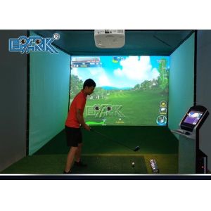 Indoor Sport Golf Simulator Interactive Projection Screen Smart Golf By