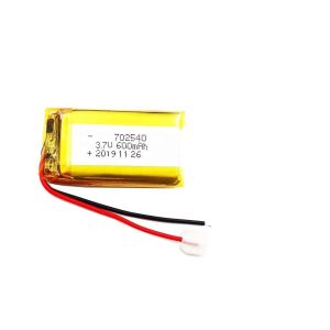 Lipo Rechargeable Lithium Polymer Battery Pack KC 3.7V 600mAh 700mAh 702540