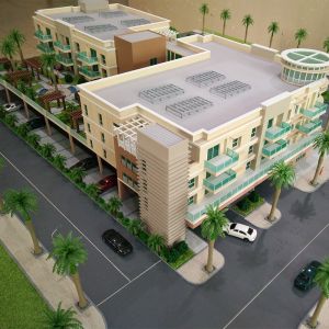 New made UAS residential building scale model making factory in China