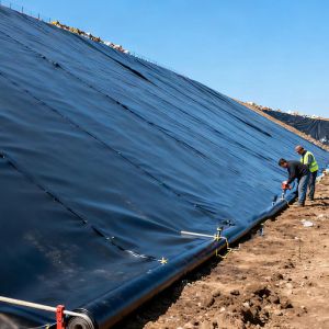 High Strength Impermeable Puncture Resistant and Aging Resistant HDPE Geomembran