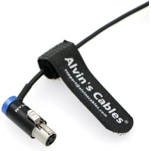 Alvin's Cables Low Profile TA3F To XLR 3 Pin Male Audio Cable For Lectrosonics