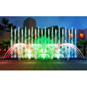 Modern Programmable Fountain Multimedia Control Super High Water Fountain