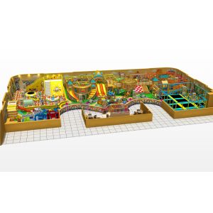 China 750 Squares Multi Functional Theme Park Castle Indoor Children Playground on sale