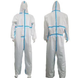 China Fully Closed VASTPROTECT-604 En1149 Waterproof SMS/PP/Microporous Disposable Overall on sale