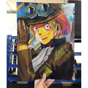 One Piece 3D Lenticular Poster Animation Characters Luffy And Zoro Prints