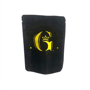 Tear Notch Soft Touch Mylar Bag PE Recyclable Stand Up Pouches