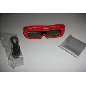 Universal Plastic 3D Glasses Active Shutter , Anaglyph 3D Glasses