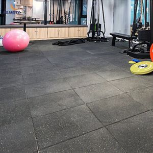 China Interlocking Eco Friendly Fire Resistance Rubber Flooring Mat For Commercial Spaces on sale