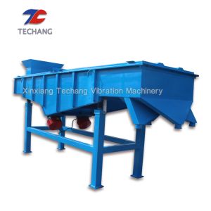 Carbon Steel Linear Vibrating Screen , Sand Vibrating Screen Classifier