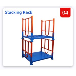 Cold Rolled Steel Pallet Waste Treatment Stacking Frames For Open Top Structure