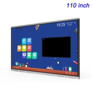 Android 4K LCD Interactive Flat Panel Classroom 110in Intelligent Interactive