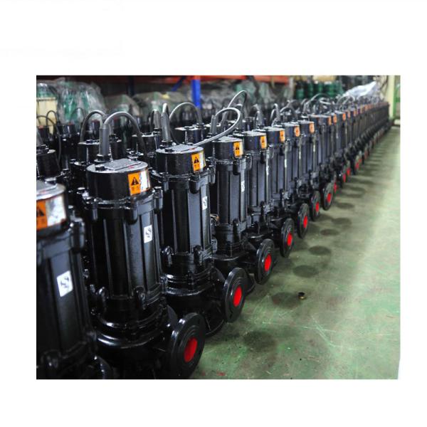 Quality Vertical Inline Cast Iron Sewage Pump High Pressure Capacity 15m3/H Black wholesale