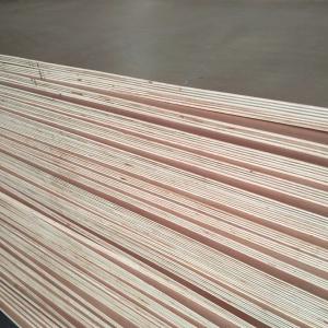 China Composite Hardwood Veneered Plywood , 4x8 Feet Birch Faced Poplar Plywood on sale
