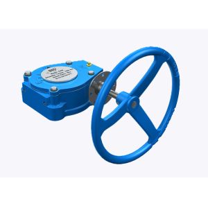 Industrial Waterproof Butterfly Valve Gearbox Cast Iron Worm Gear Corrosion -