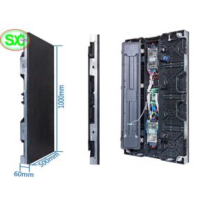 Indoor Full Color P4.81 Rental LED Screen Display 500x1000mm for Events