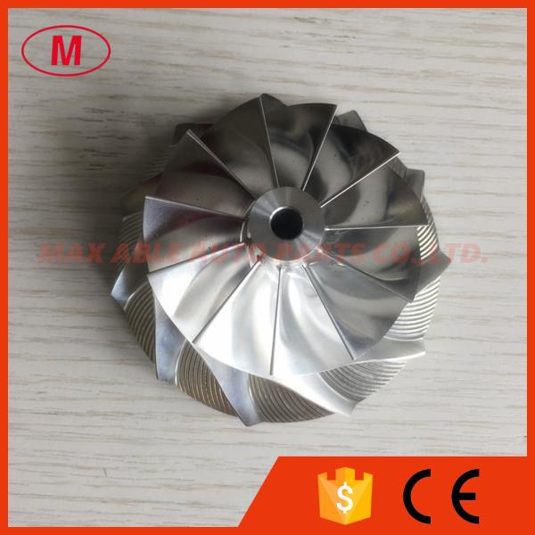 Quality T04Z 59.40/80.30mm 11+0 turbo Billet/aluminum 2024/milling compressor wheel for racing wholesale
