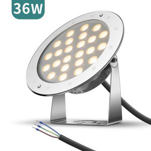 China DC24V IP68 ERP Waterproof Led Pond Light 36W 3200LM White on sale