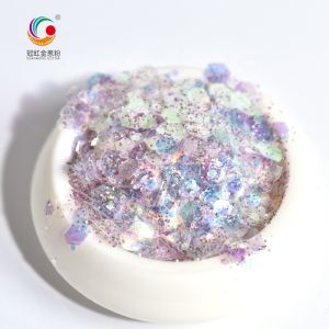 Hexagonal Polyester Chunky Glitter Mix Powder By The Pound Japanese Style Sequin