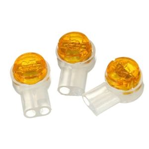 Polycarbonate UY2 Electronic Wire Splicing Connector Single Double Pin