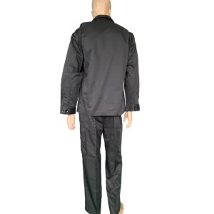 Black Ceremonial Uniform Set Casual Comfortable Top With Pants 45 Wool 55