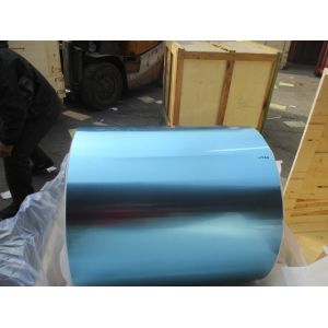 Fin Stock Colorful Epoxy Coated Aluminum Foil 0.095MM With Various Width