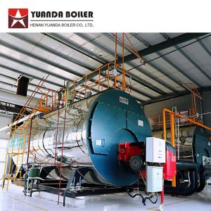 PLC Automatic Control 4000kghr Diesel Oil Fired Steam Boiler for Corrugator