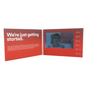 China USB HD LCD Video Brochure Card ODM for marketing promotion CE ROHS certificate on sale